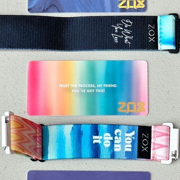 ZOX "YOU CAN DO IT" WATCHBAND 20mm ANDROID SAMSUNG GALAXY COMPATIBLE - Picture 10 of 10